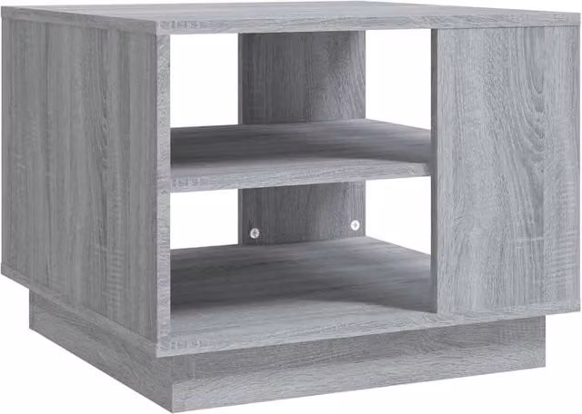 Berkfield Home Grey Sonoma Square Coffee Table, W/D/H: 55 x 55 x 43 cm