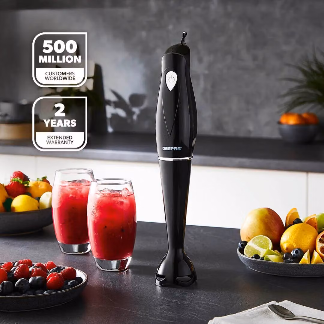 Geepas 180W Electric Hand Blender and Mixer in Black – 2