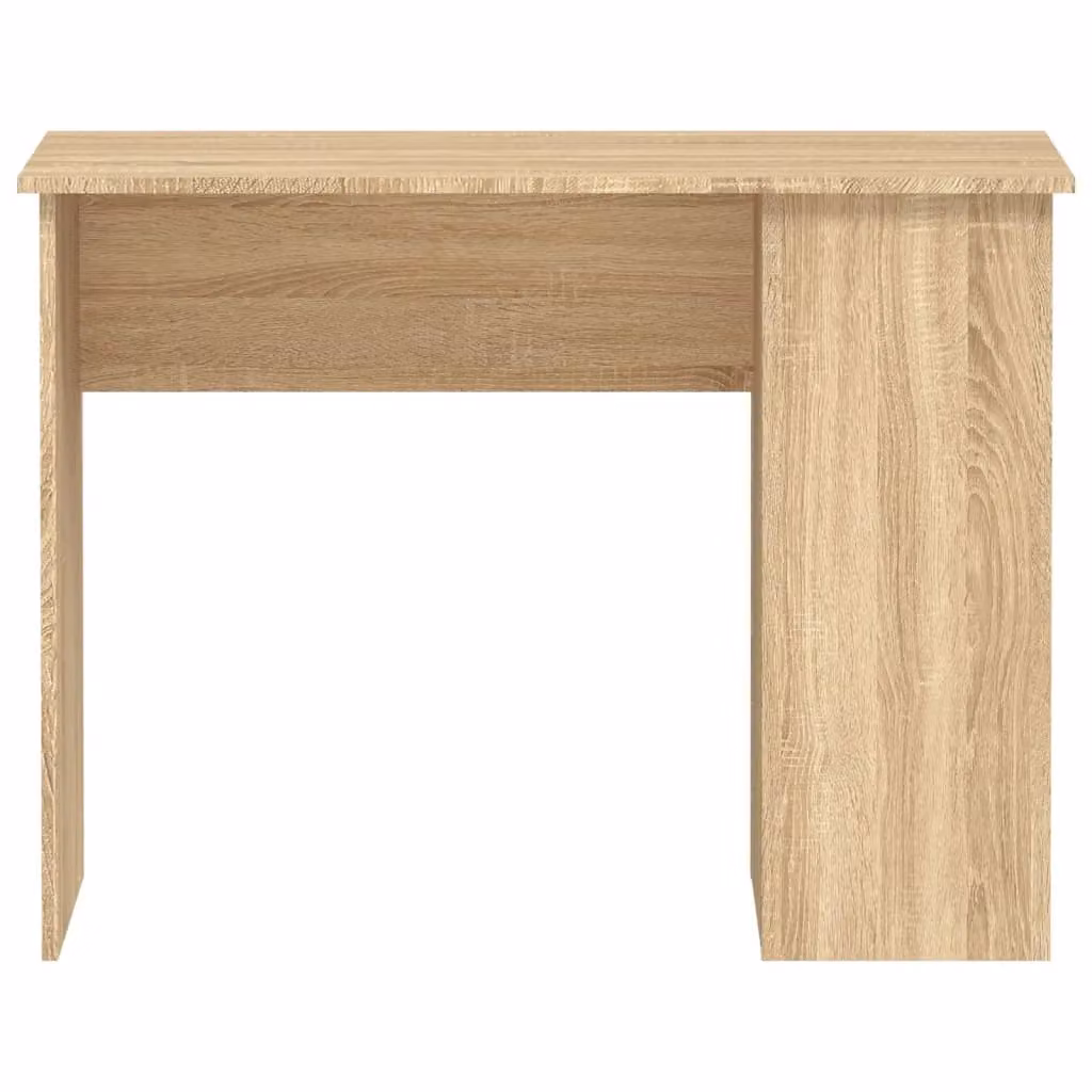 Berkfield Sonoma Oak Computer Desk in Brown, W/D/H: 100 x 55 x 75 cm – 2