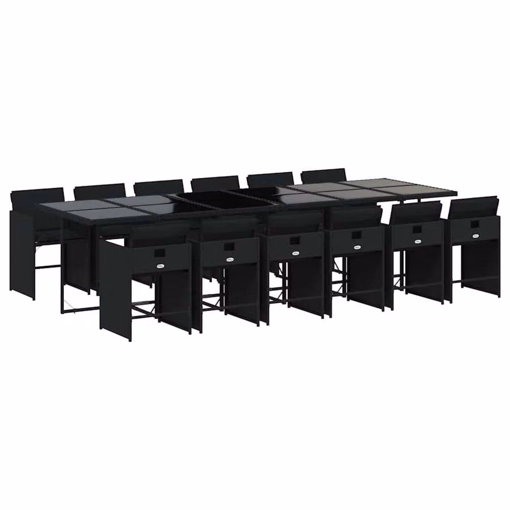 Berkfield Home Garden Dining Set in Black – 2