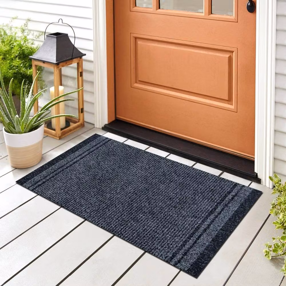 RugsX Malaga Anti-Slip Runner in Grey, W: 80 cm, L: 480 cm – 3