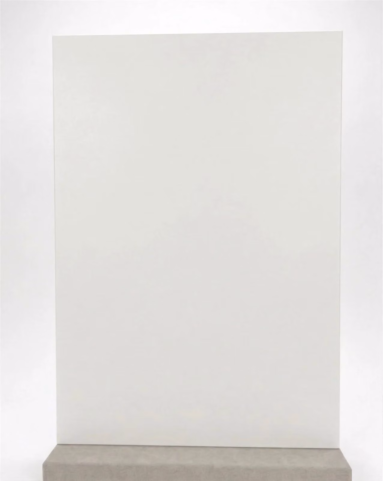 Matt White 18mm Kitchen Cabinet Door Replacement Front with 350mm Gola Handleless Design
