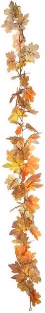 KDMD Essential Maple Garland in Brown, 2 Pack, 170cm