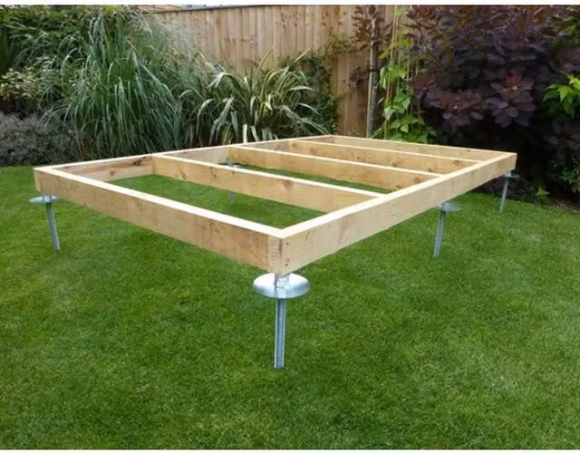 QuickJack Shed Base Kit in Silver