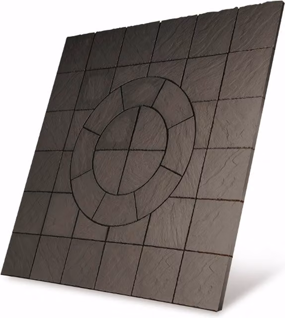 Bowland Stone Chalice Circle 2.7m Grey Stone Look Paving Kit