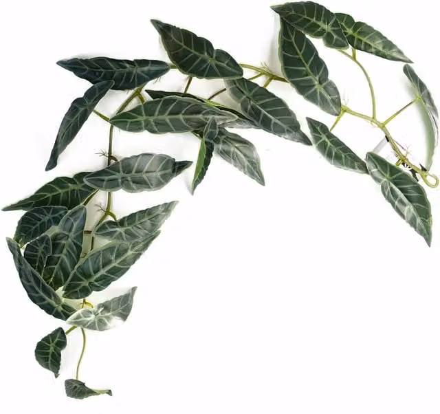 Realistic Green Artificial Trailing Hanging Leaf Plant
