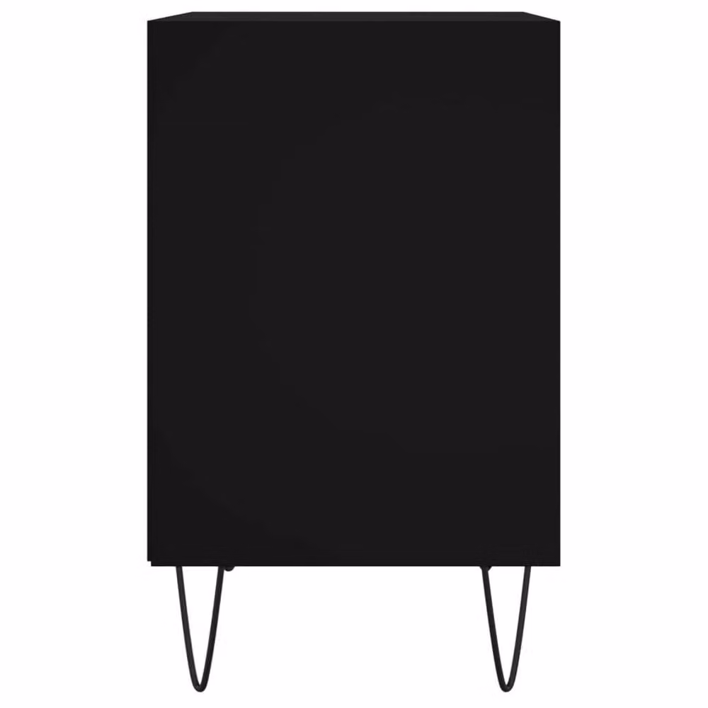 Berkfield Home Elegant Bedside Cabinets, 2 Piece Set in Black, W/D/H: 40 x 30 x 50 cm – 4