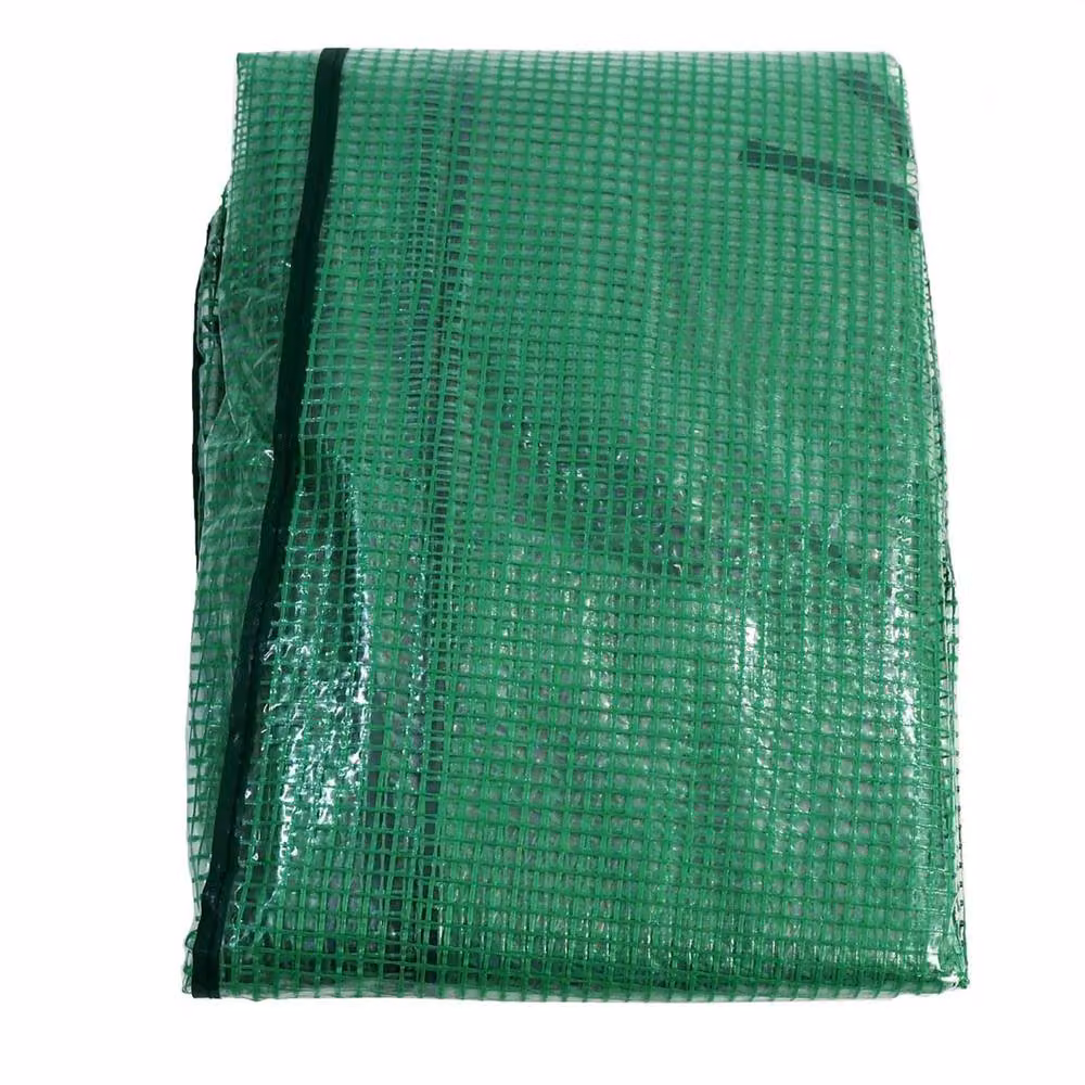 SPETLEK Walk In Greenhouse PE Cover with 4 Shelves in Green – 2