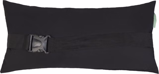 Gardenista Soft Polyester Outdoor Sun Lounger Neck Support Cushion in Black