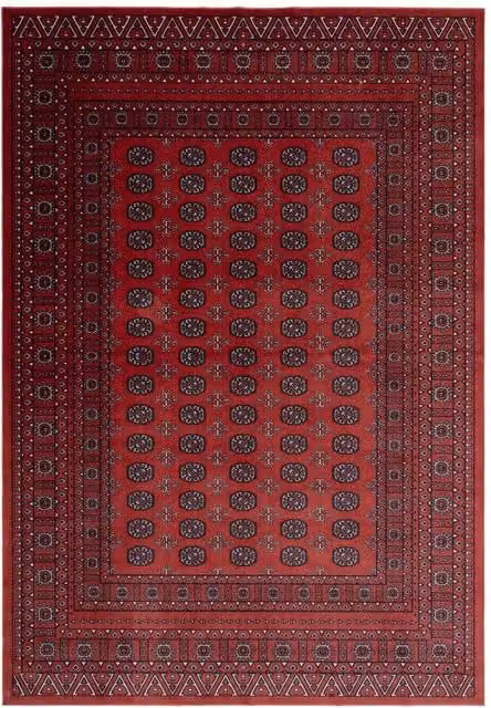 Kukoon Red Traditional Persian Style Oriental Area Rug, W/D/H: 80 x 300 cm – 1