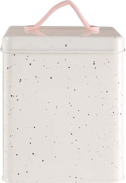 Orsina Large Airtight Ceramic Storage Canister with Heart Motif and Leakproof Lid in White or Black
