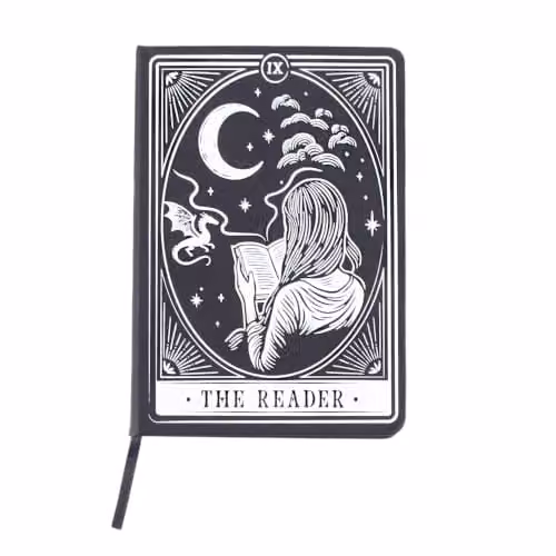Something Different Wholesale A5 Hardcover Lined Notebook in Black and White
