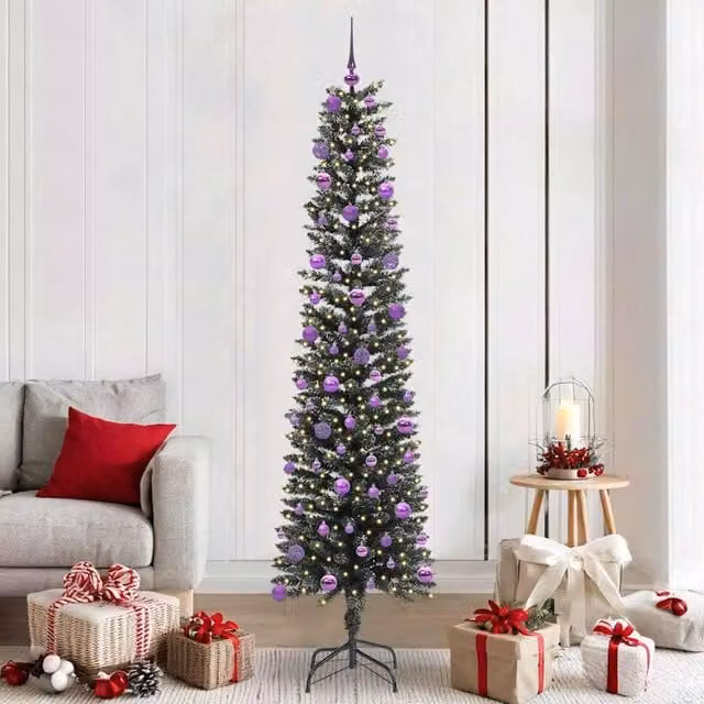 Berkfield Home Green Artificial Christmas Tree, W/D/H: 58 x 58 x 210 cm – 1