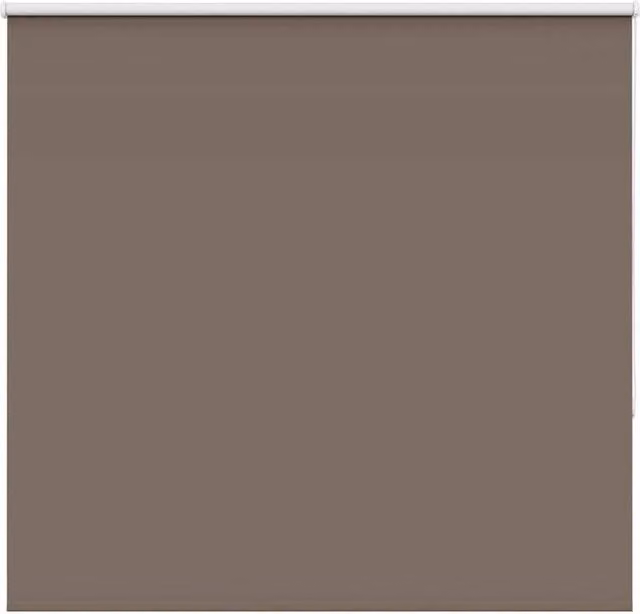 Berkfield Home Marine Blackout Roller Blind, Brown, W: 130 cm, H: 130 cm – 1