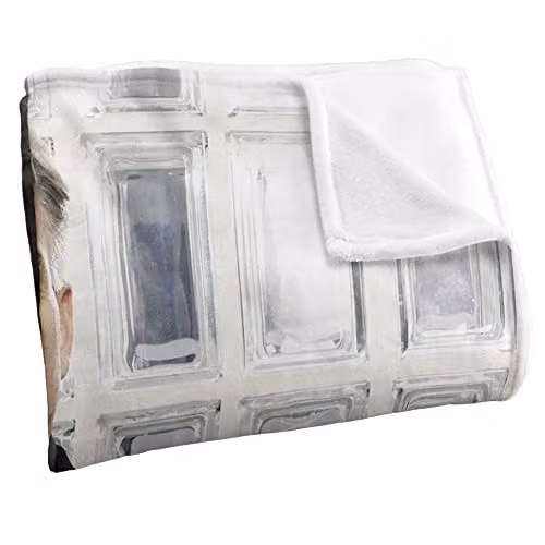 Trevco NCIS Glass Wall Silky Touch Super Soft Fleece Throw Blanket, White, W/D: 152 x 127 cm – 2