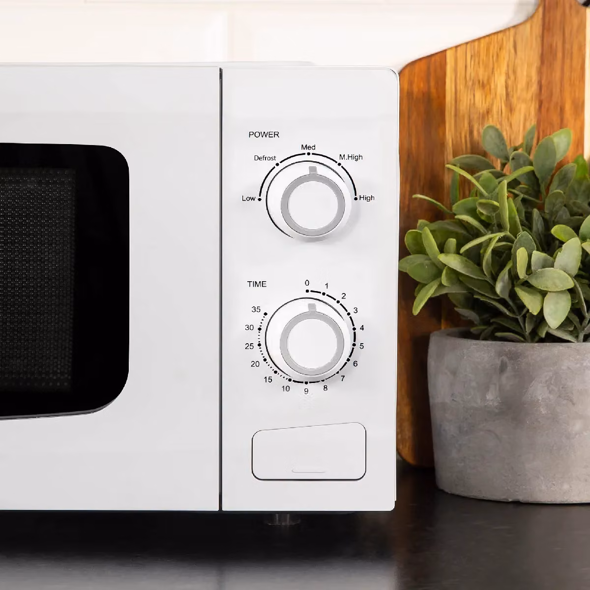 Abode AMM2001-M 20 Litre 700W Manual Solo Microwave in White – 4