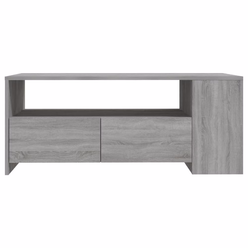 Berkfield Home Modern Grey Sonoma Coffee Table, W/D/H: 102 x 55 x 42 cm – 3