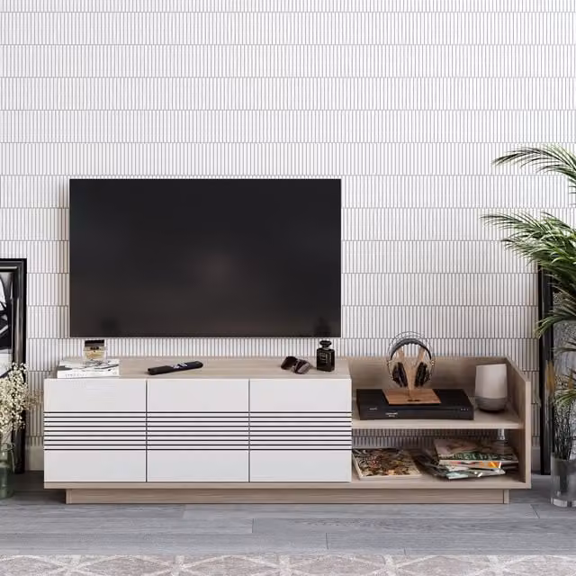 Decorotika Viana TV Unit in White
