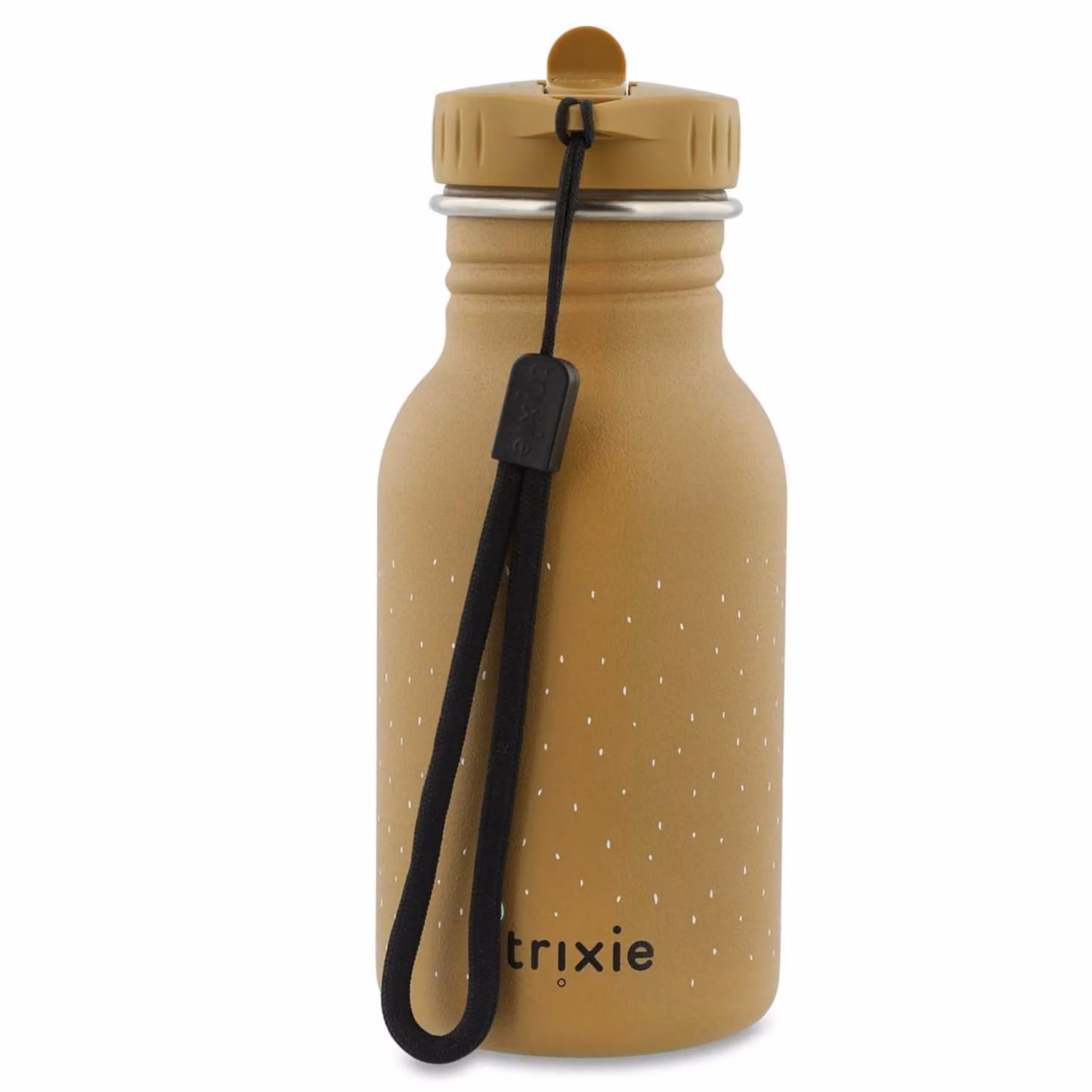 Trixie Mr. Bear Stainless Steel Childrens Straw Bottle, Brown, 350ml – 3