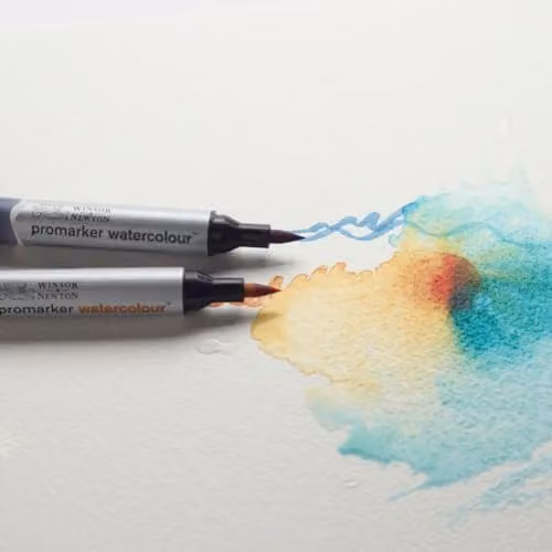 Winsor & Newton Water Colour Marker in Raw Sienna Brown – 2