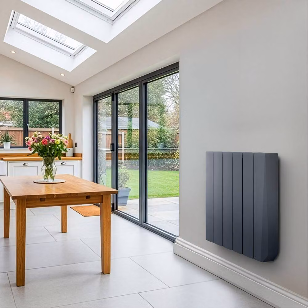Masterplug SmartEnergy Wall Mounted Oil-Filled Radiator with Wi-Fi and App Control, 1000W, Grey – 4