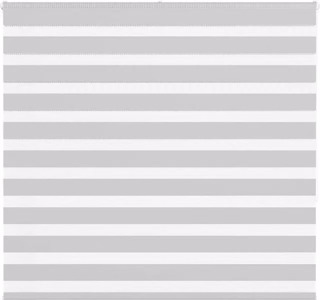 Berkfield Home Zebra Blind in Grey Polyester, W: 160 cm, H: 150 cm