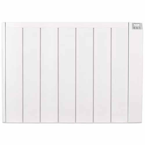 MYLEK 2000W Ceramic and Aluminium Electric Panel Heater with Digital Timer and Thermostat, White, Wall Mounted or Freestanding