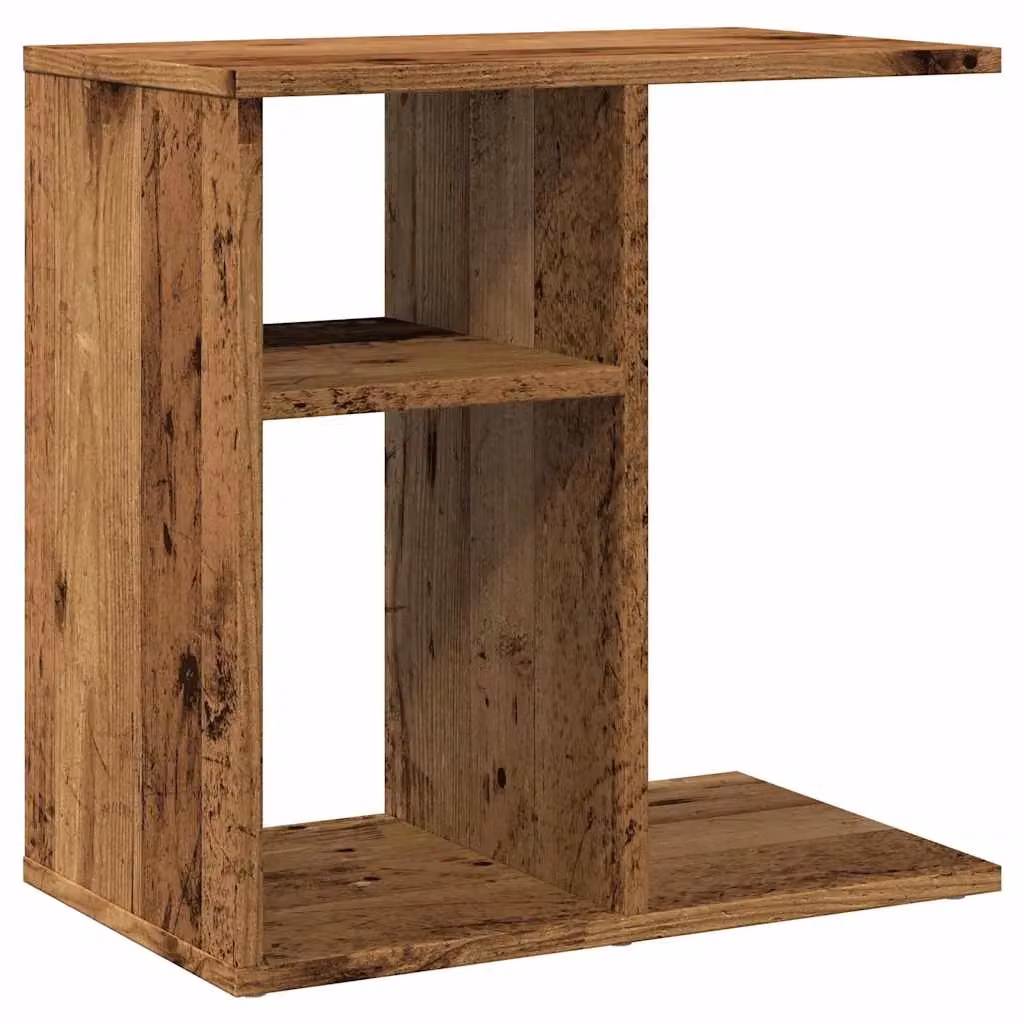 Berkfield Home Old Wood Side Table in Brown, W/D/H: 50 x 30 x 50 cm – 2