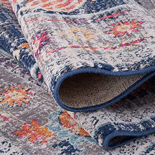 The Rugs Multicoloured Vintage Oriental Design Area Rug, W: 160 cm, D: 230 cm – 3