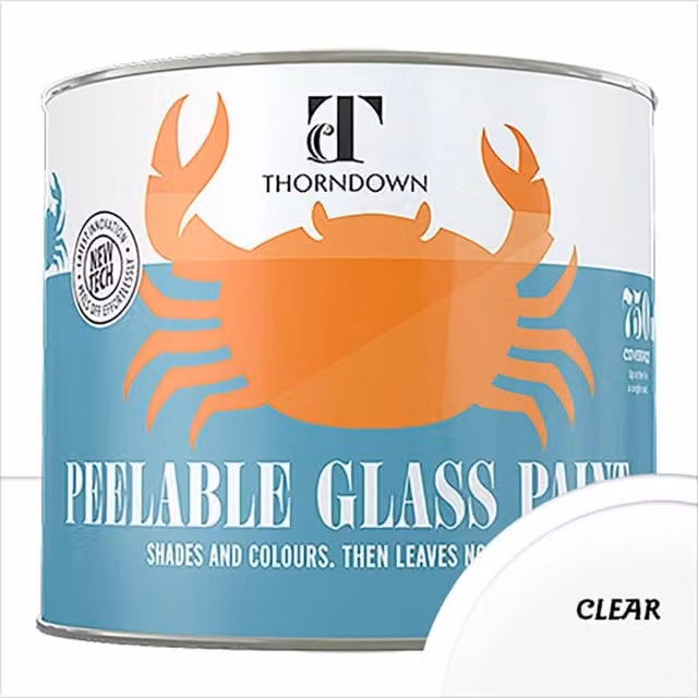 Thorndown Clear Peelable Glass Paint in Satin Neutral, 11.5 cm