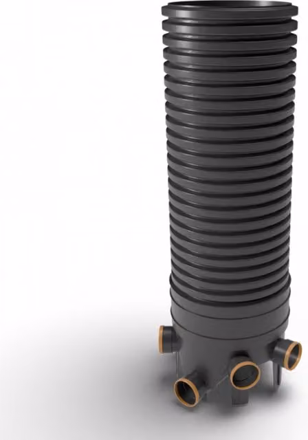 Turtle Enviro Inspection Chamber Set with 110mm Channel and 110mm Inlets, Depth: 194 cm, Diameter: 45 cm