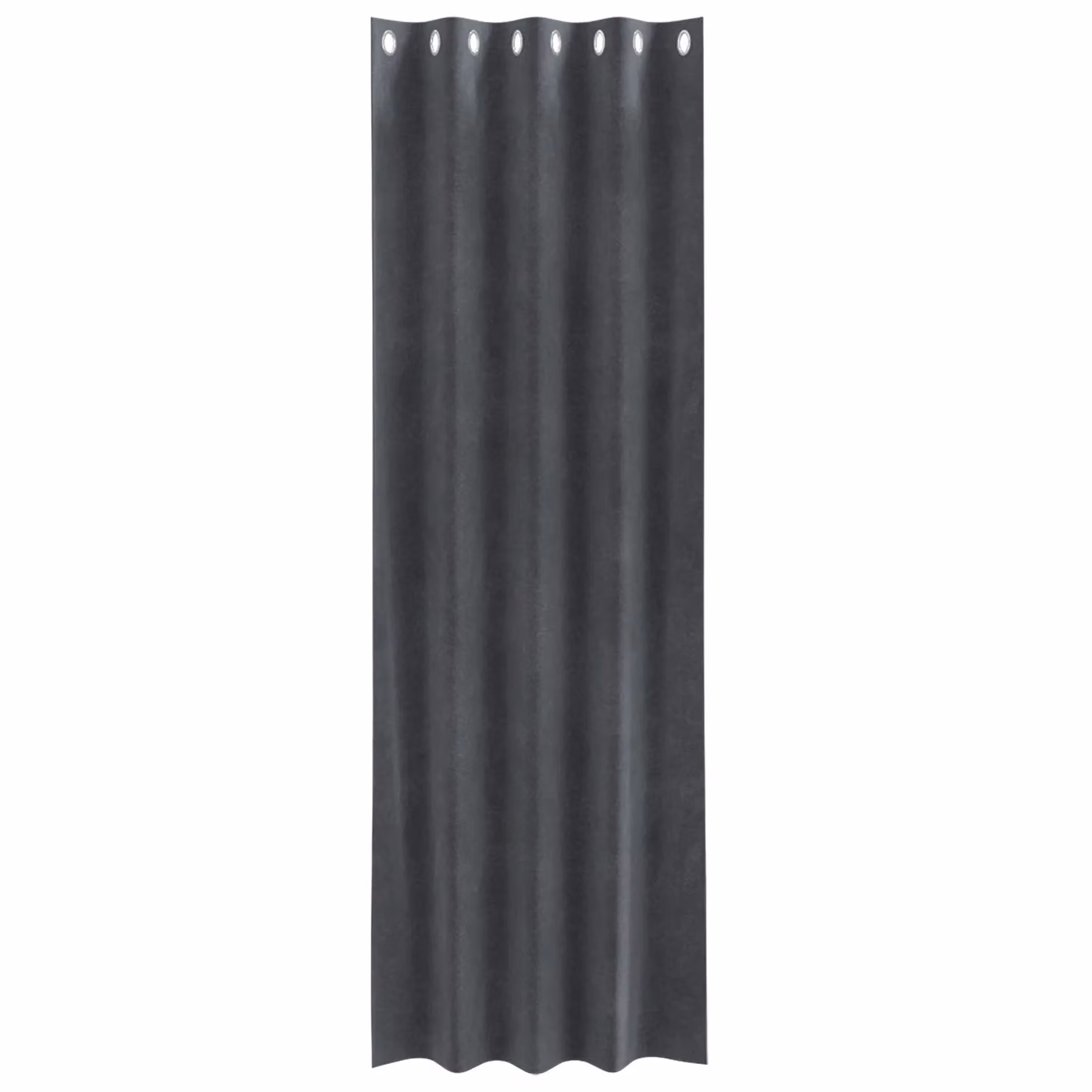 Berkfield Home Blackout Velvet Eyelet Curtains, 2 Pack, Light Grey, W: 140 cm x H: 225 cm – 3