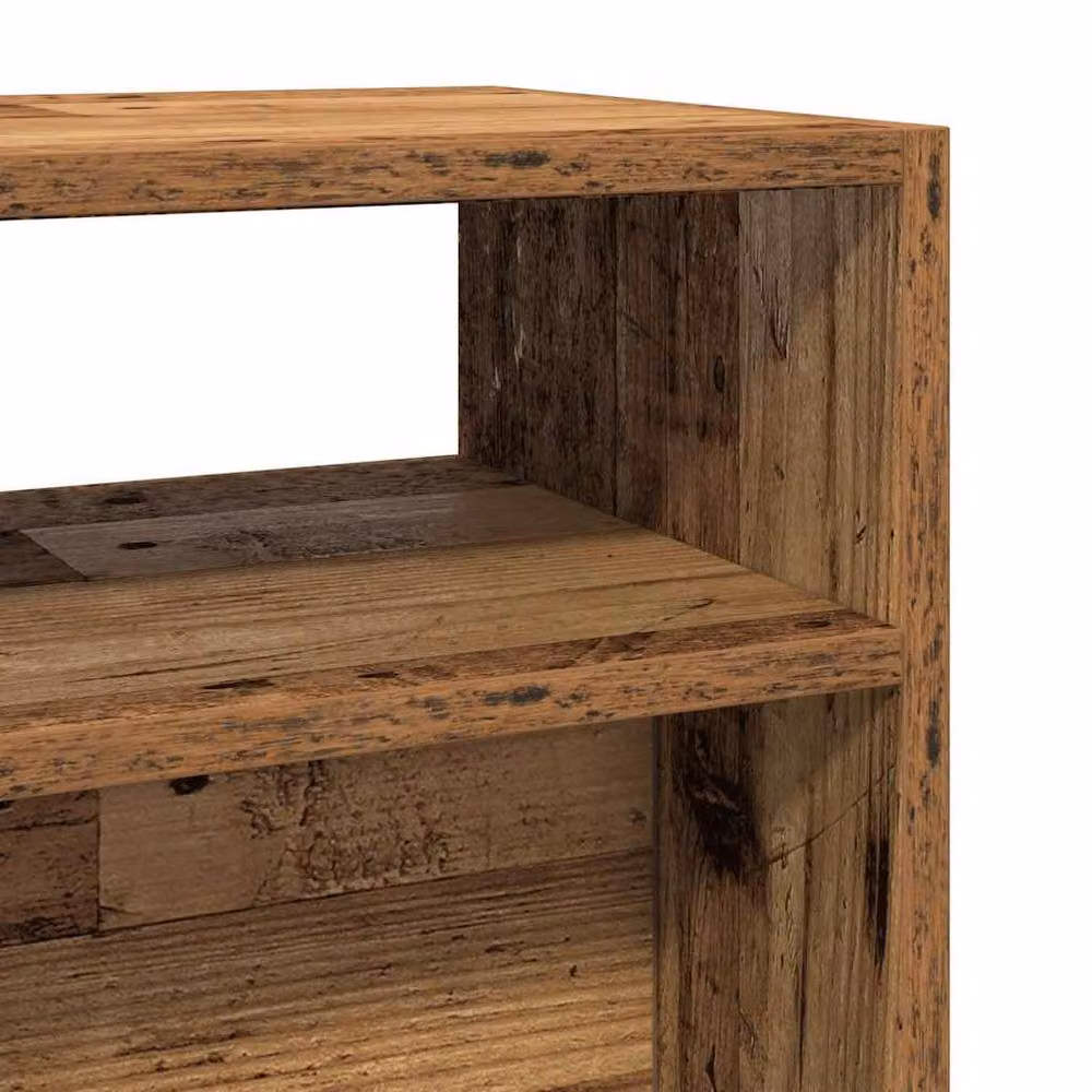 Berkfield Home Decorative Console Table in Brown Old Wood, W/D/H: 105 x 30 x 80 cm – 4