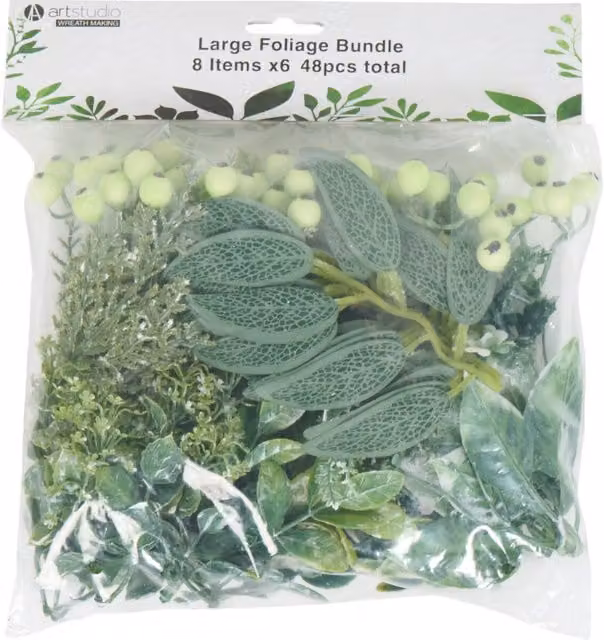 Art Studio Organic Large Foliage Bundle in Green