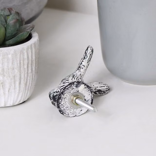 Melody Maison White Metal Knob