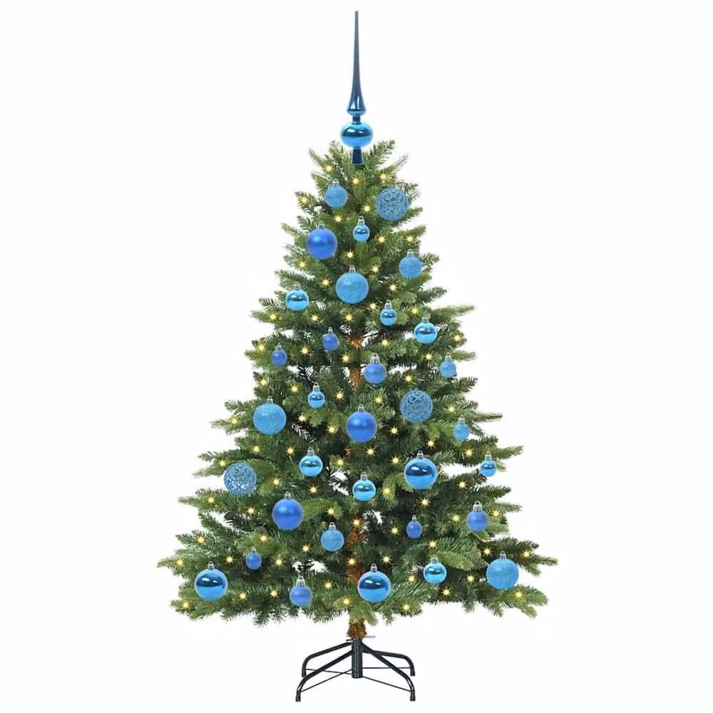 Berkfield Home Artificial Green Christmas Tree with 150 LEDs, Height: 120 cm – 3