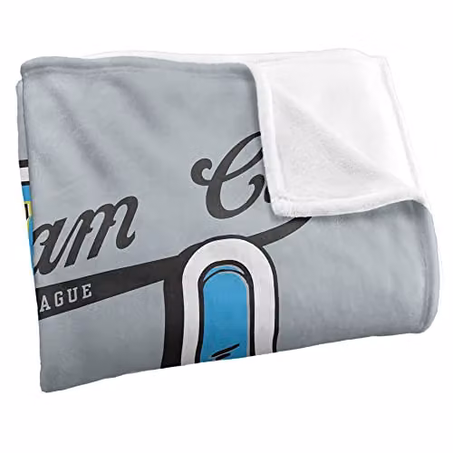 LOGOVISION Batman Super Soft Fleece Throw Blanket, Multicolour and White, W: 152 cm, D: 127 cm – 2