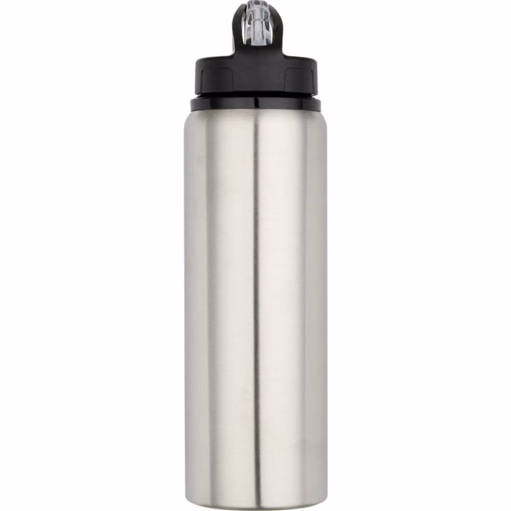 Floso Fitz Stainless Steel Single Wall 800ml Water Bottle in Grey – 2
