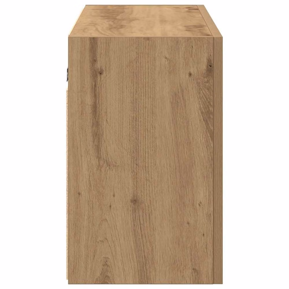 Berkfield Home Artisan Oak Bathroom Wall Cabinet, Brown, W/D/H: 100 x 25 x 40 cm – 4