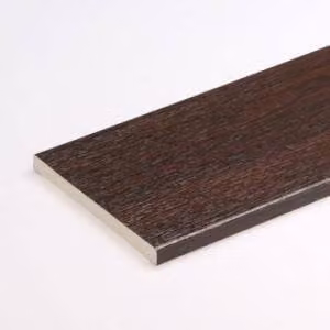Freefoam Rosewood Soffit Board, Brown, H: 22.5 cm, L: 5 m