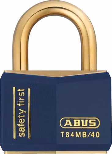 ABUS Blue Brass Padlock with Key – 1