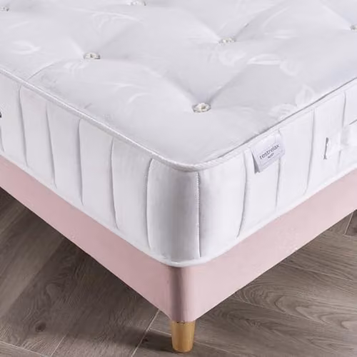 RestRelax Sleep Bella 1000 Pocket Wool and Silk Mattress, Medium Tension, White, W/D/H: 90 x 190 x 25 cm – 3