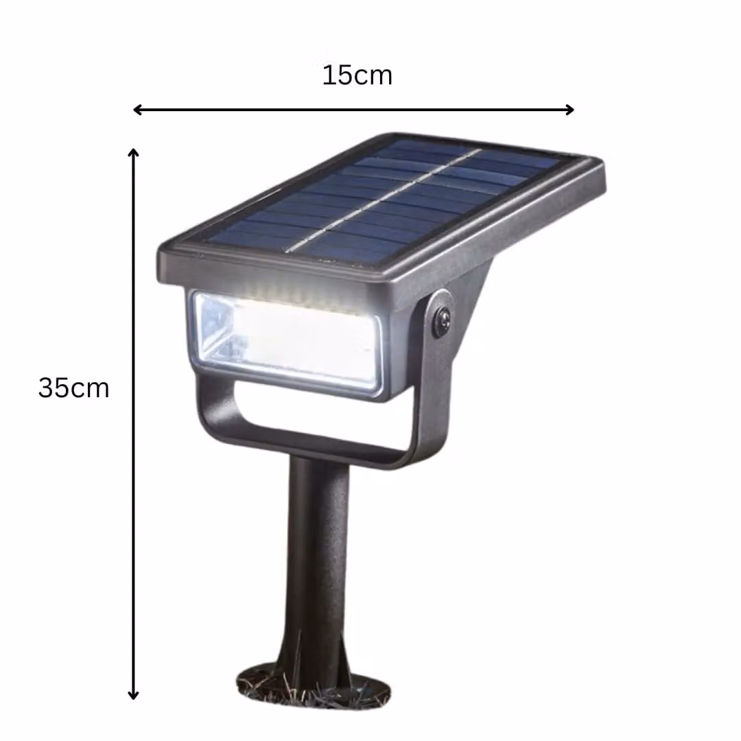 Marco Paul Solar LED Garden Spotlight in Black with Dusk Sensor and Ground Spike – 2