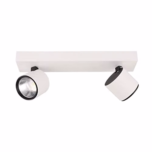 Netlighting Boniva Modern Twin Ceiling Spotlight LED 3000K in White – 1