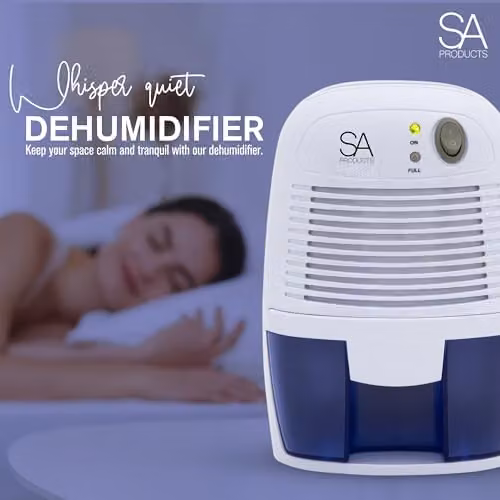 Tanness Portable Dehumidifier and Air Purifier, 500ml, White – 4