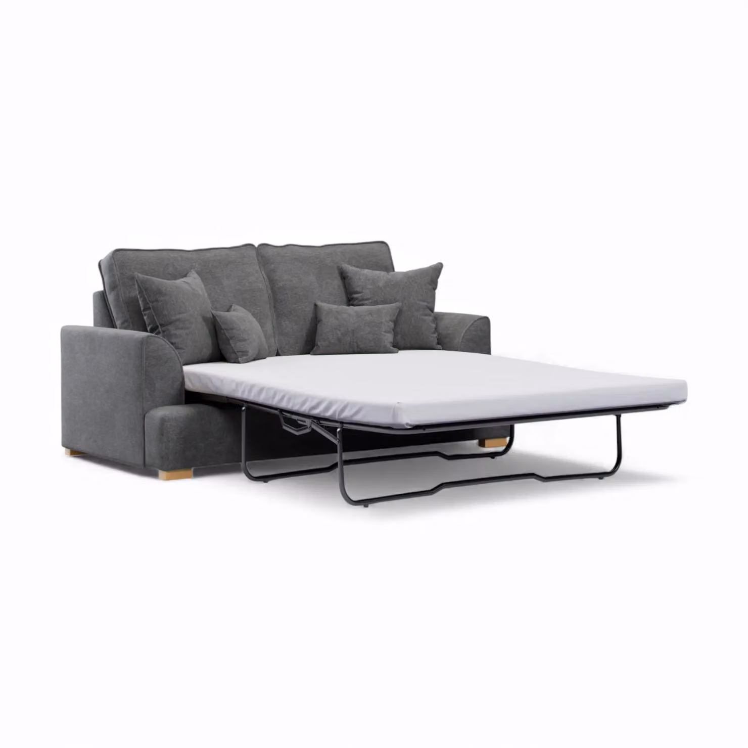 The Great Sofa Company Ophelia 2 Seater Chenille Sofa Bed in Grey – 2