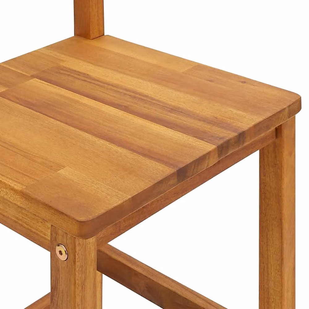 Berkfield Home 3 Piece Garden Bar Set in Brown Solid Acacia Wood – 3