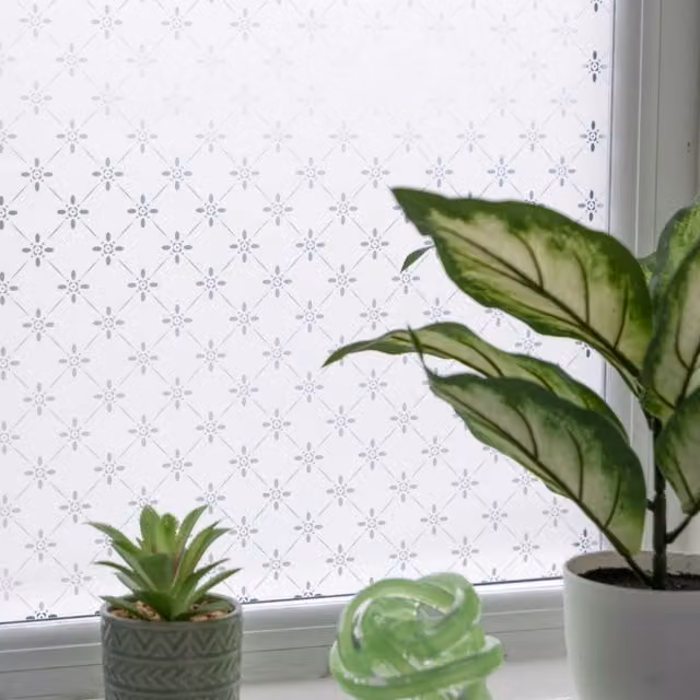 d-c-fix Ally Static Cling White Privacy Vinyl Window Wrap