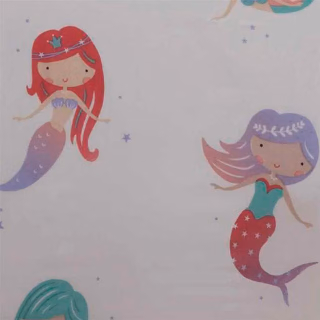 Rapport Little Mermaid Junior Duvet Cover and Pillowcase Set in Pink and Multicolour