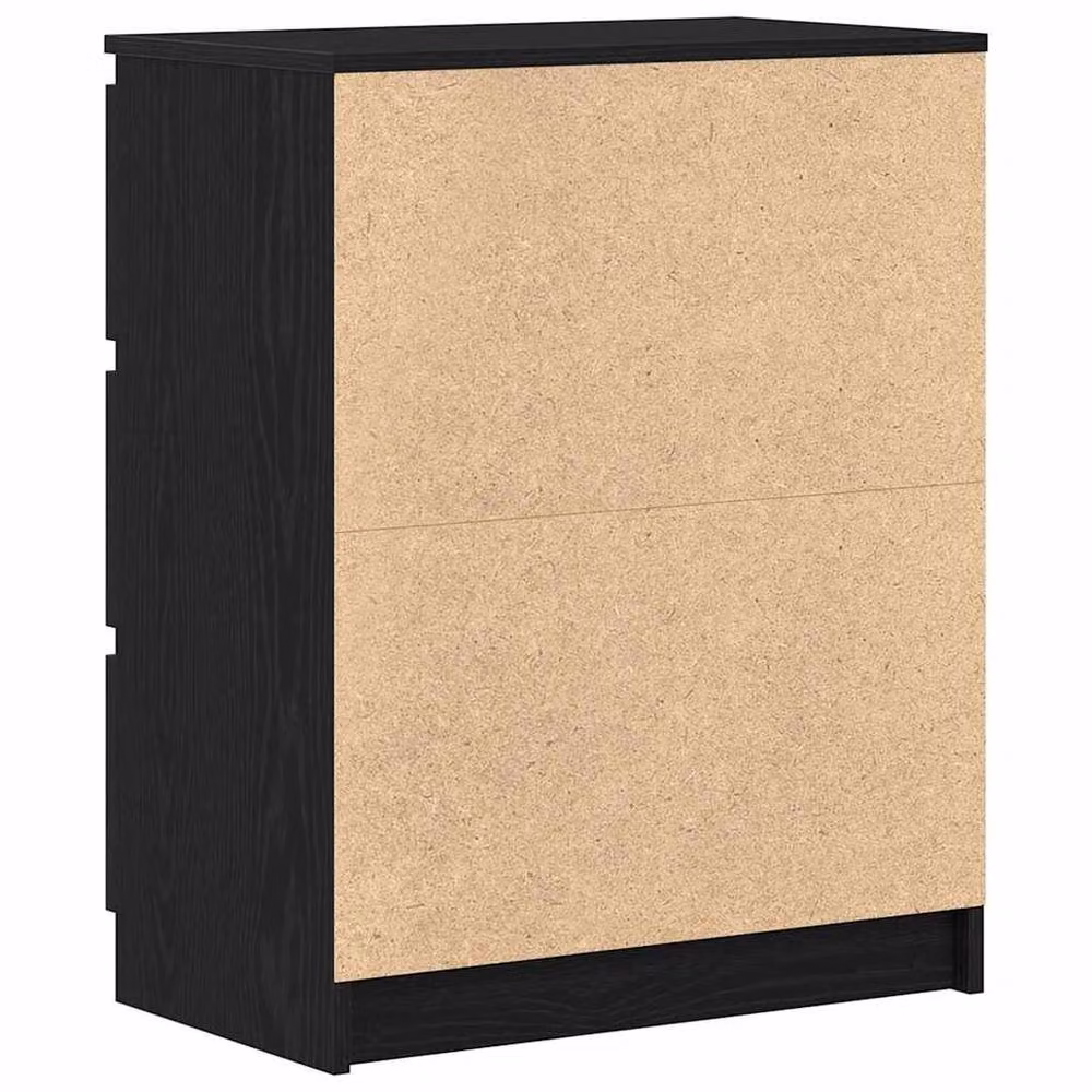 Berkfield Home Black Oak Sideboard, W/D/H: 60 x 35 x 76 cm – 4